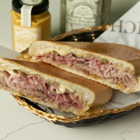 Sandwich served